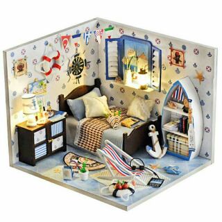 Mô hình nhà gỗ búp bê dollhouse diy - tw11 summer