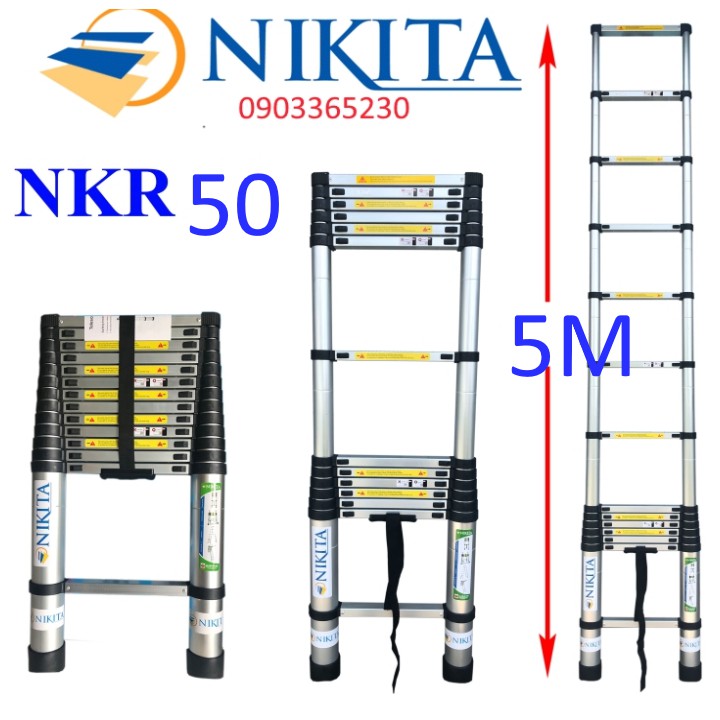 THANG NHÔM RÚT ĐƠN 5M Nikita Nhật Bản KN-5M