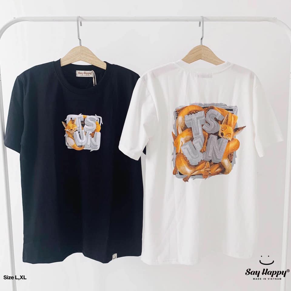 Áo thun SAY HAPPY mẫu TSUN hot hot hot