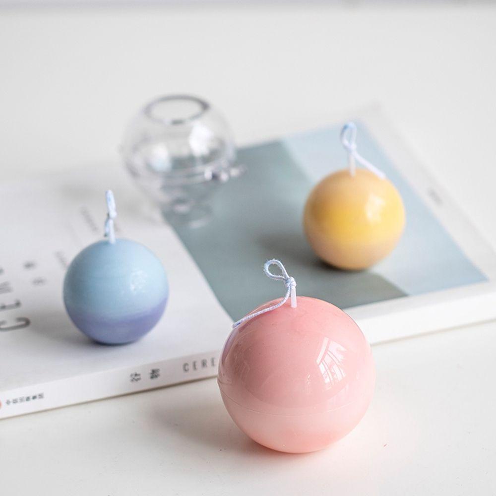 YIYU Khuôn Làm Nến Sáp Xà Phòng Đất Sét Thủ Công Bằng Nhựa Trong Suốt