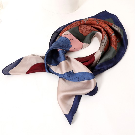Khăn turban nữ xinh xắn vải silk Kc01