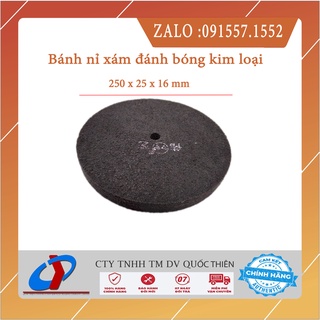 Bánh nỉ xám đánh bóng kim loại