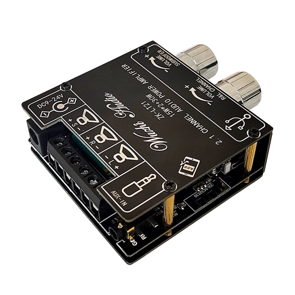 Mô đun khuếch đại âm thanh kỹ thuật số DIYMORE ZK-LT21 2.1 kênh 15WX2+30W