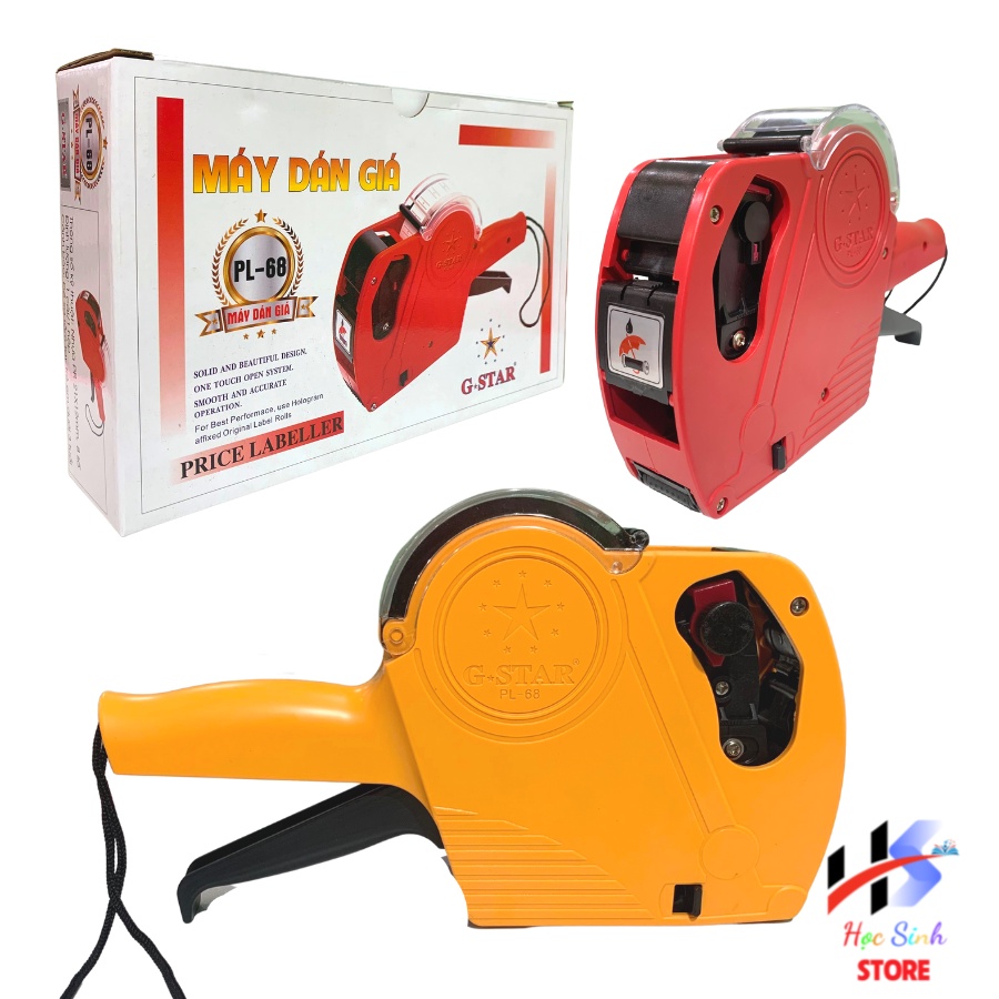Máy Dán Giá 8 Kí Tự Gstar PL-68 Chất Lượng, Tiện Lợi, Dễ Sử Dụng ( Giao màu ngẫu nhiên )