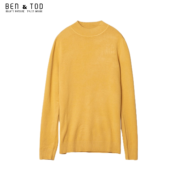 Áo Nỉ cổ tròn, áo Sweater cotton họa tiết BEN & TOD 20003 cao cấp Unisex, OUTLET 159