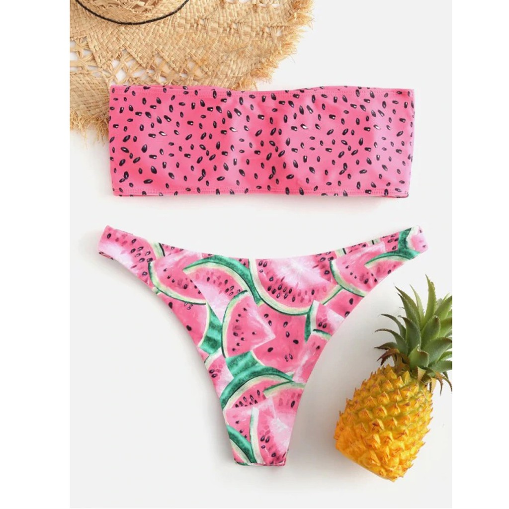 Bộ Bikini 2 mảnh áo ống nâng ngực cho nữ | BigBuy360 - bigbuy360.vn