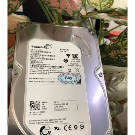 Ổ Cứng HDD Seagate 500gb SATA 3 PC/ MÁY BÀN/ CAMERA