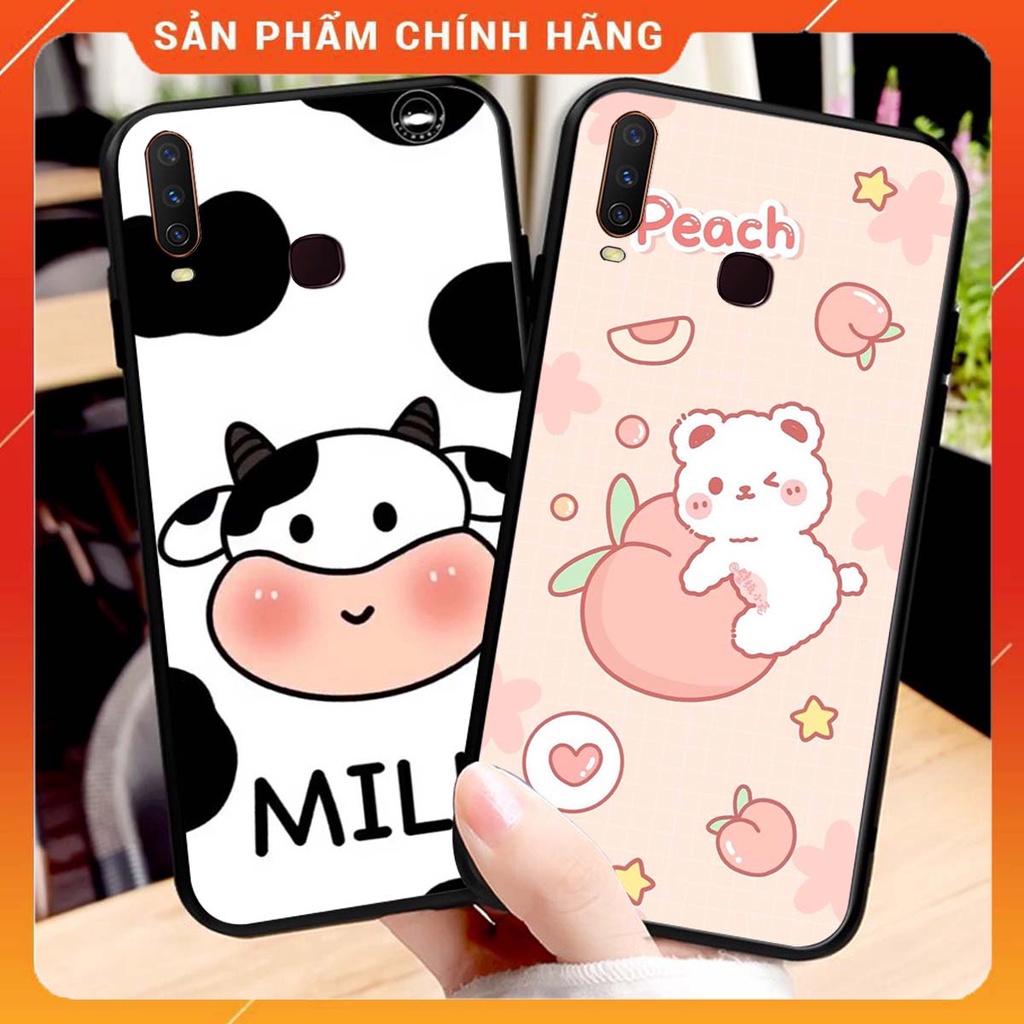 Ốp lưng Vivo Y12 in hình Gấu xinh xắn, Bò sữa đáng yêu,  ĐẸP -  RẺ - XINH - ĐỘC ĐÁO