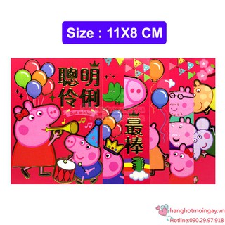 combo 6 bao lì xì Peppa Pig LX102