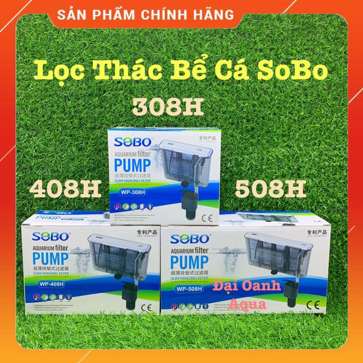 Máy Lọc Thác Treo Dạng Mỏng SOBO WP 308H 408H 508H | Dành Cho Bể Cá Thuỷ Sinh