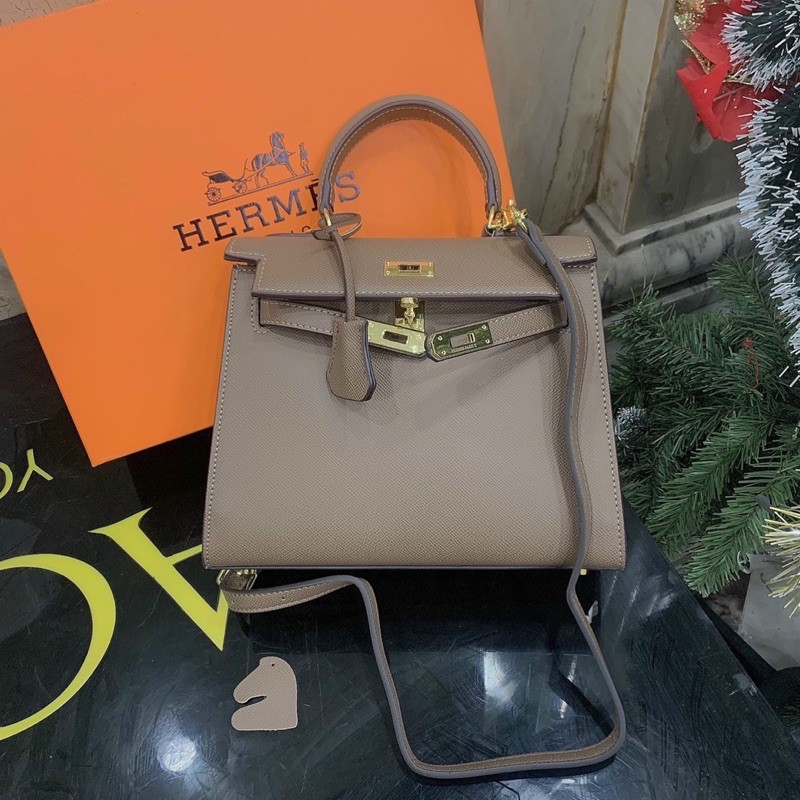 Túi xách hm kel.ly màu ghi