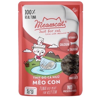 pate mèo meowcat 70g dành cho mọi lứa tuổi
