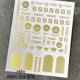 [HOT]stick dán móng cao cấp - stick chữ thương hiệu - Phụ Kiện Design Nail