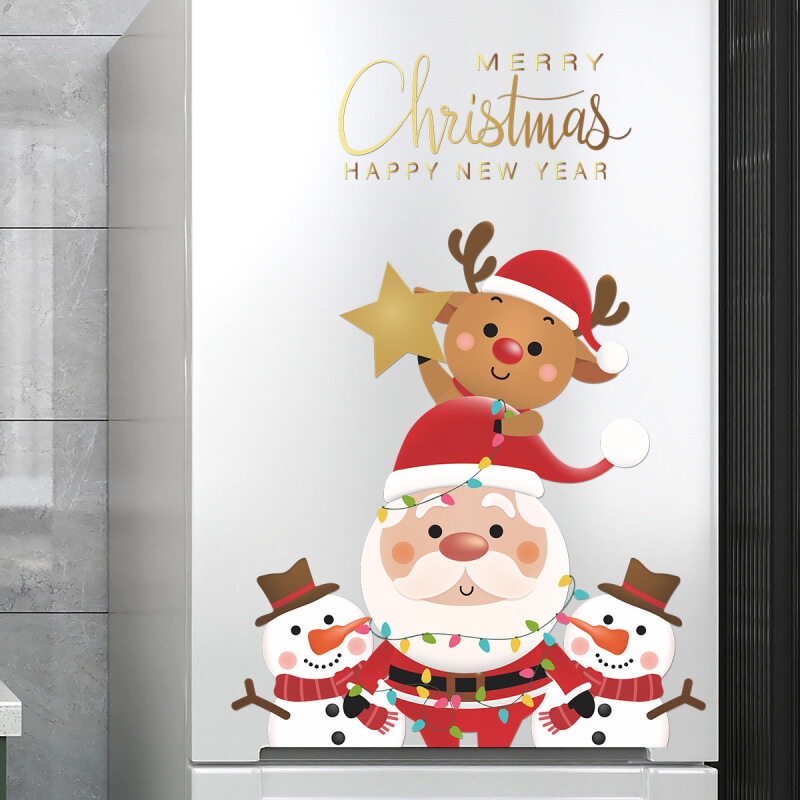 Miếng dán tường trang trí Giáng Sinh 35*60cm