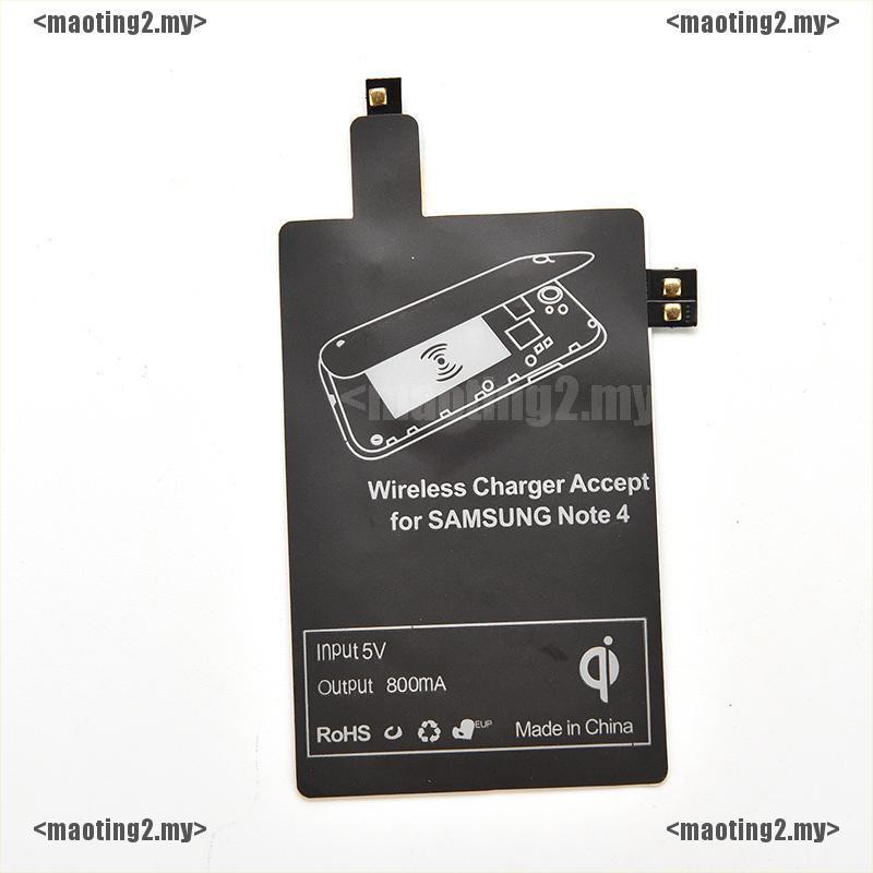 Bộ Sạc Không Dây Qi Cho Samsung Galaxy S3 S4 S5 Note 2 3 4