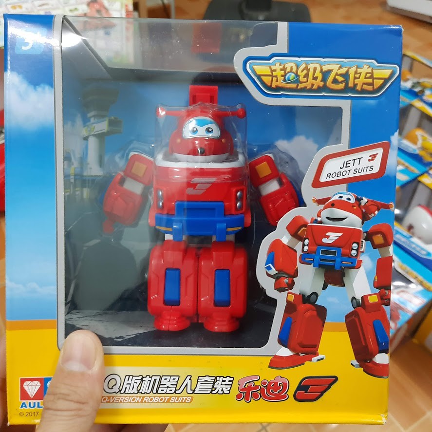 Mô hình super wings đội bay siêu đẳng máy bay Jet mini và Xe Cứu Hộ cỡ nhỏ đồ chơi trẻ em