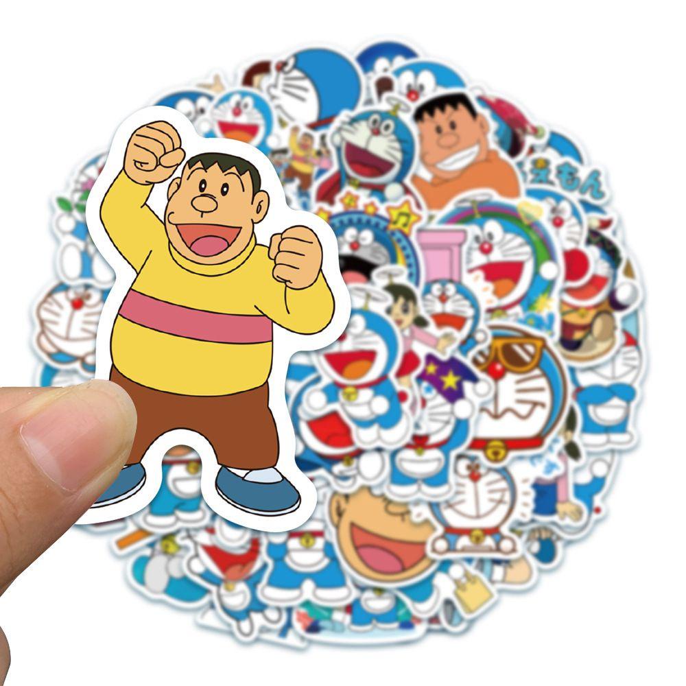 Miếng Dán Trang Trí Hình Doraemon Dễ Thương