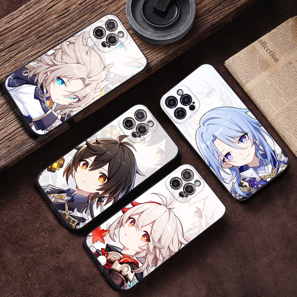 / Genshin Ốp Điện Thoại Mềm Sáng Tạo Chống Sốc Chống Rơi Cho iPhone SE 2020 X XR XS Max 8 7 6 Plus 5