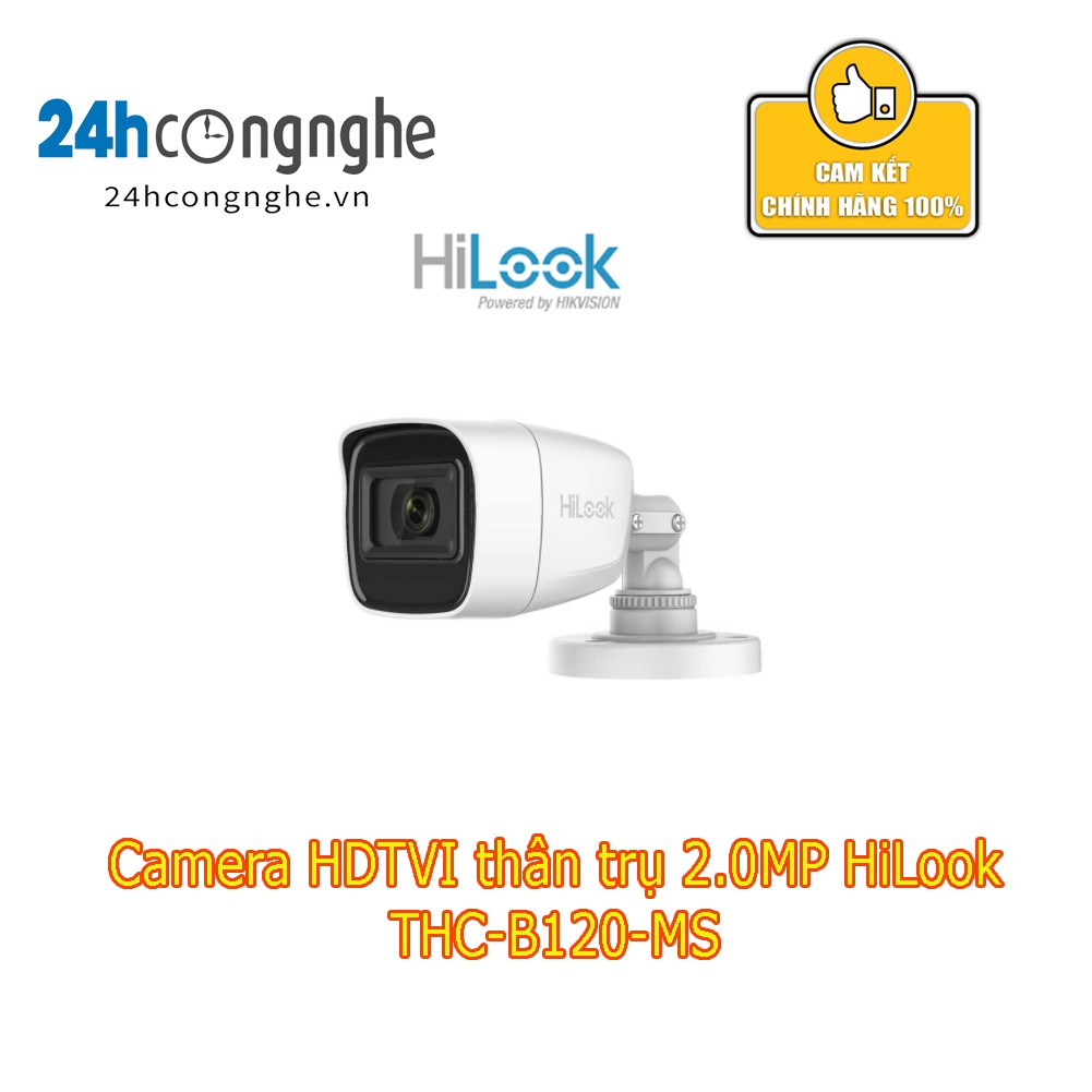 Camera HDTVI thân trụ 2.0MP HiLook THC-B120-MS