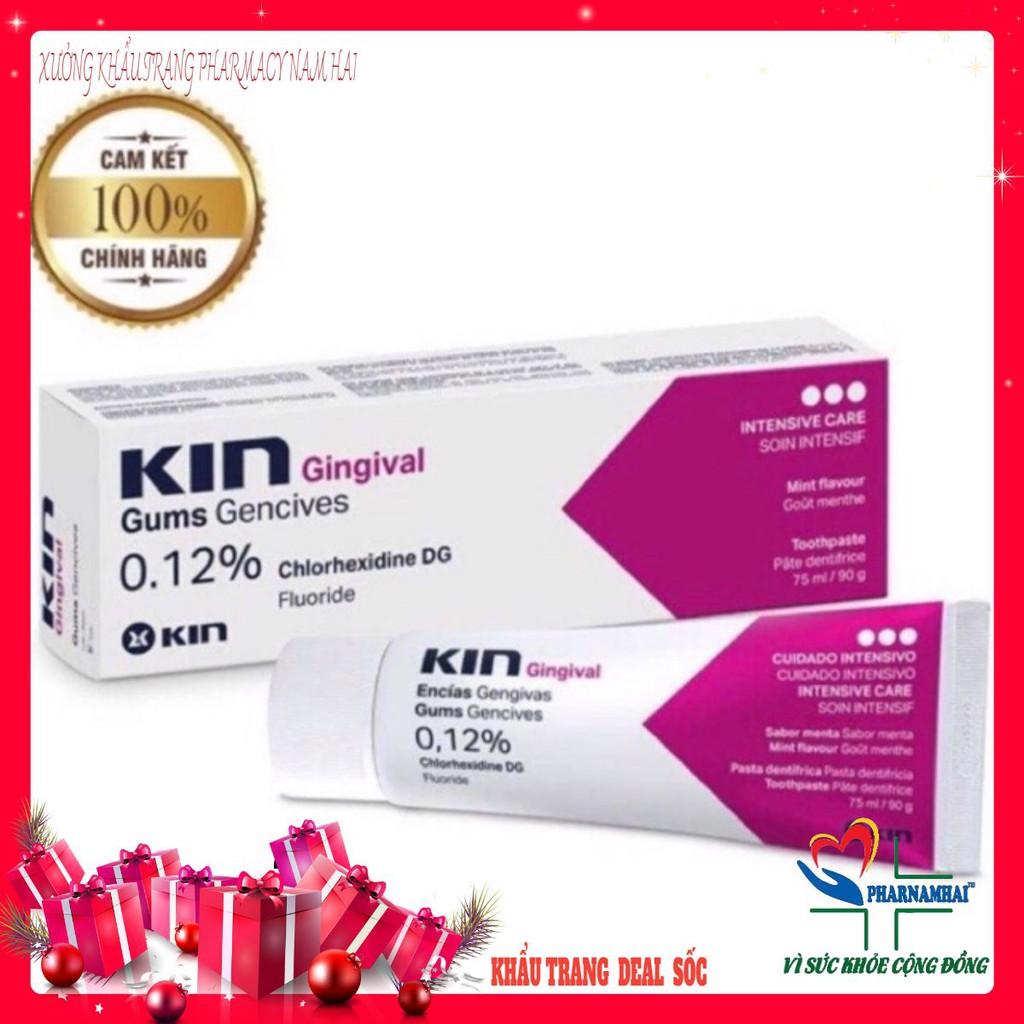 [ Kin] Kem Đánh Răng Kin Gingival Chlorhexidine