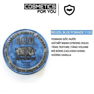 SÁP VUỐT TÓC REUZEL BLUE POMADE 35G | 113G | 340G