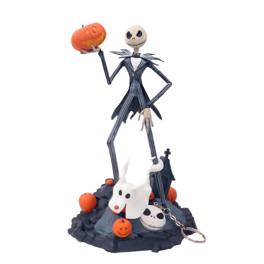 Mô Hình Nhân Vật Jack Skellington 28cm Trong Phim Đêm Kinh Hoàng Trước Giáng Sinh