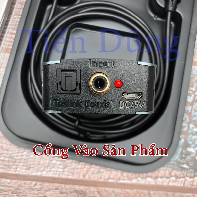 Bộ Chuyển Đổi Âm Thanh Quang Digital to Analog AV Choseal Tặng Kèm Dây Quang 4.0 Choseal Hàng Chính Hãng