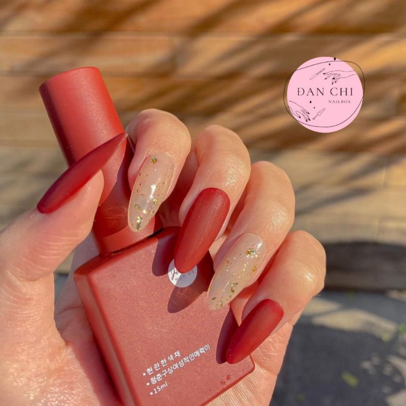 NailBox móng úp thiết kế sẵn Mẫu Đỏ