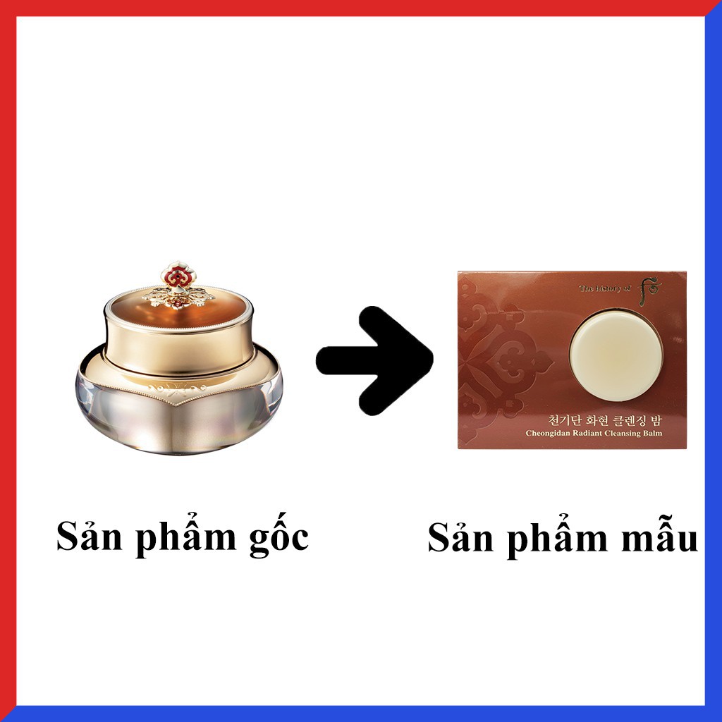 [Hot] Vỉ Tẩy Trang Tái Sinh Whoo Hwahyun Cheongidan Radiant Cleansing Balm Vỉ 4ml - Dịu Nhẹ Lành Tính