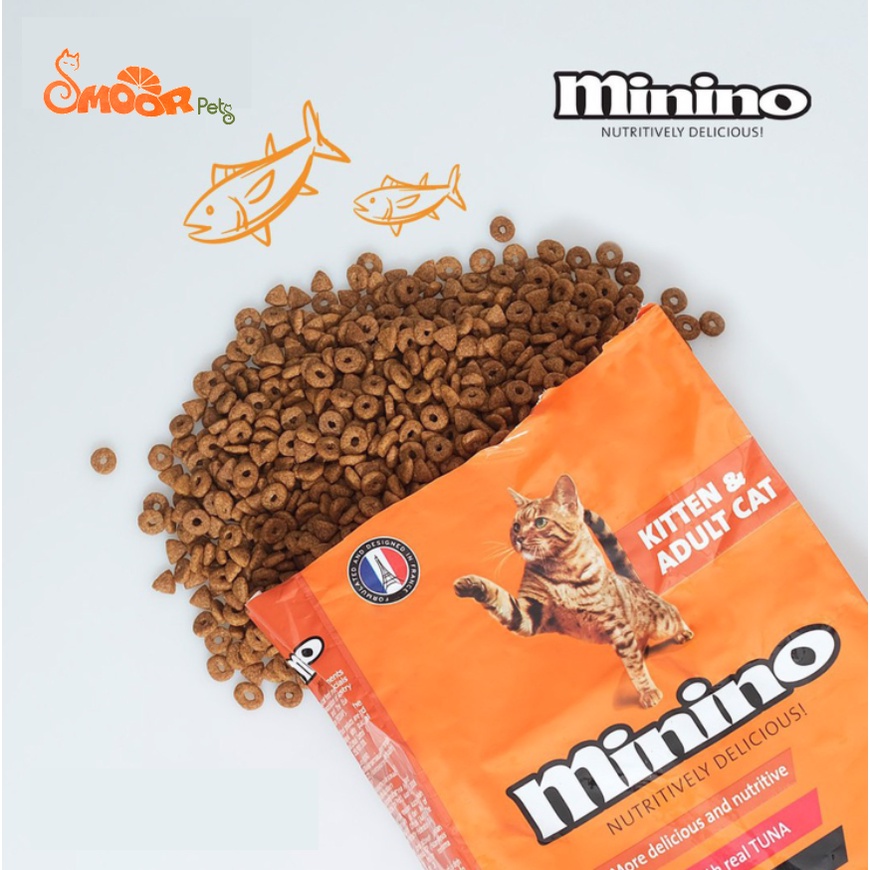 Hạt Minino - Thức ăn hạt cho mèo mọi lứa tuổi Minino 1.3kg