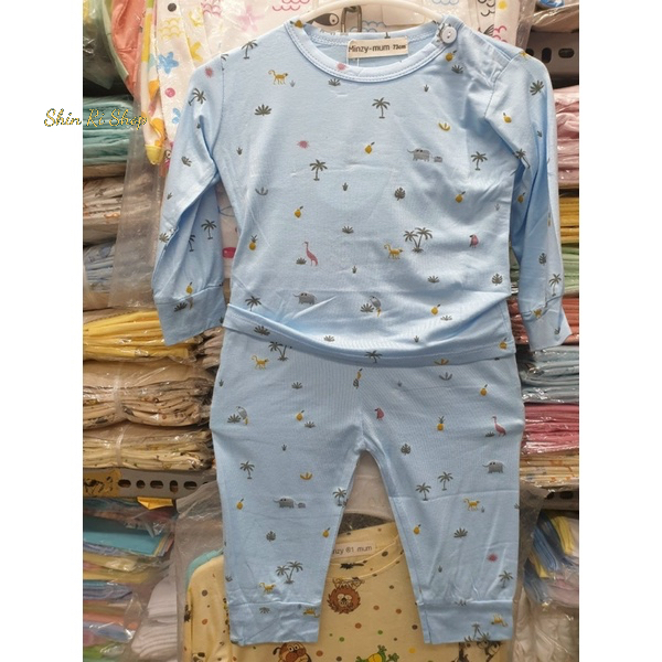 Bộ Dài tay Minky Mom cho bé trai bé gái size 80-120 hoạ tiết đáng yêu được chọn mẫu