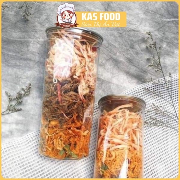 Khô mix 3 vị mực, gà, heo KM3V hàng loại 1, thơm ngon 300g - Kas Food | BigBuy360 - bigbuy360.vn