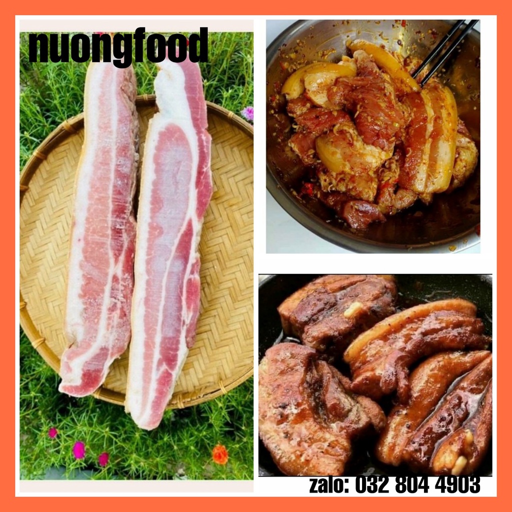 [Q7] BA RỌI HEO RỪNG TÂY NGUYÊN 1KG - NUONGFOOD