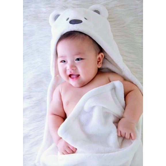 Khăn choàng ủ bế bé sơ sinh / Chăn ủ gấu quấn trẻ em Minizone - hàng dày loại 1
