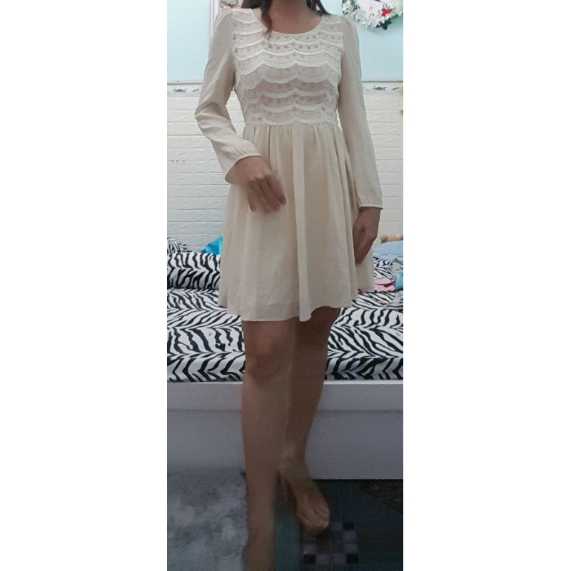 Thanh lý đầm ren voan nu đẹp giá rẻ size M
