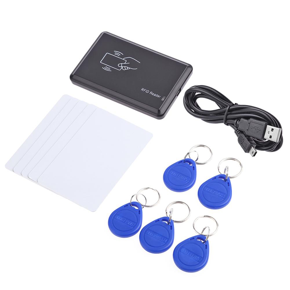 RFID USB Smart Card Reader 125khz Proximity Sensor with ID Cards Free Drive