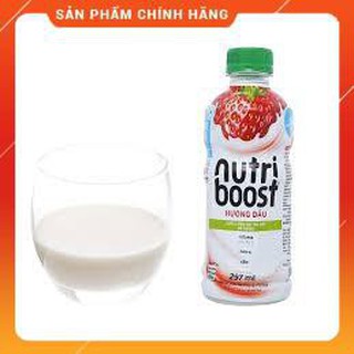 Lốc 6 chai sữa nutri boost hương dâu 297ml