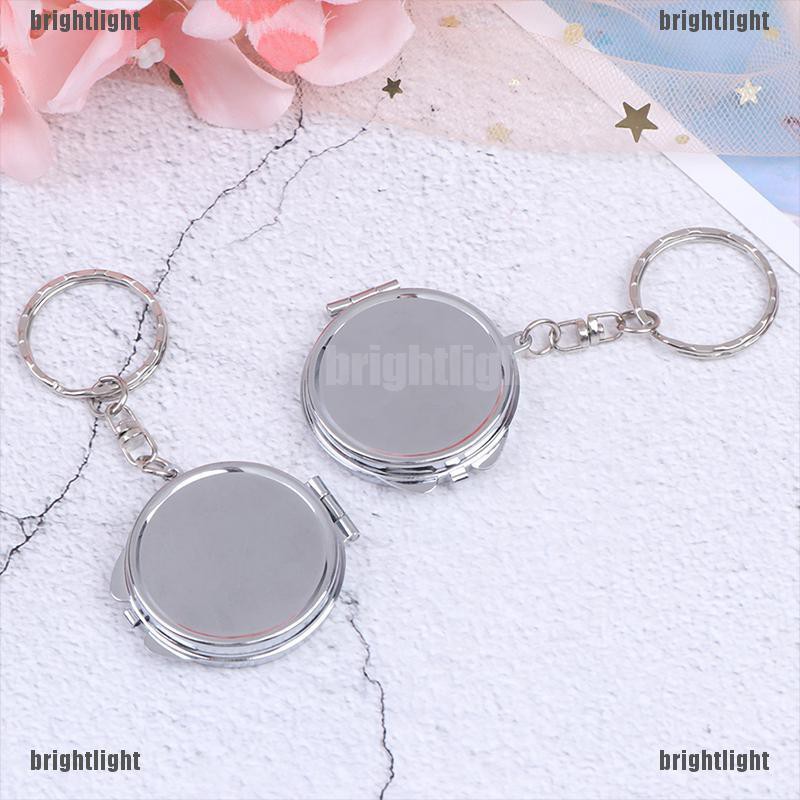 Móc Khóa Kim Loại Kèm Gương Dễ Thương