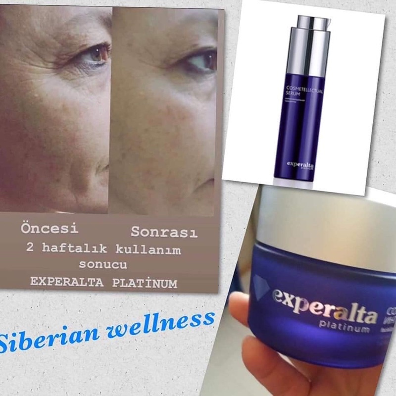 Kem chống lão hoá Kim Cương của siberian Experalra Platinum Cosmetellectual Cream Facial, hũ thay thế