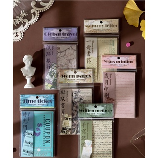Tệp 40 tấm giấy nền cổ điển retro thời gian cũ dùng trang trí sổ bullet journal, decor thư thiệp quà