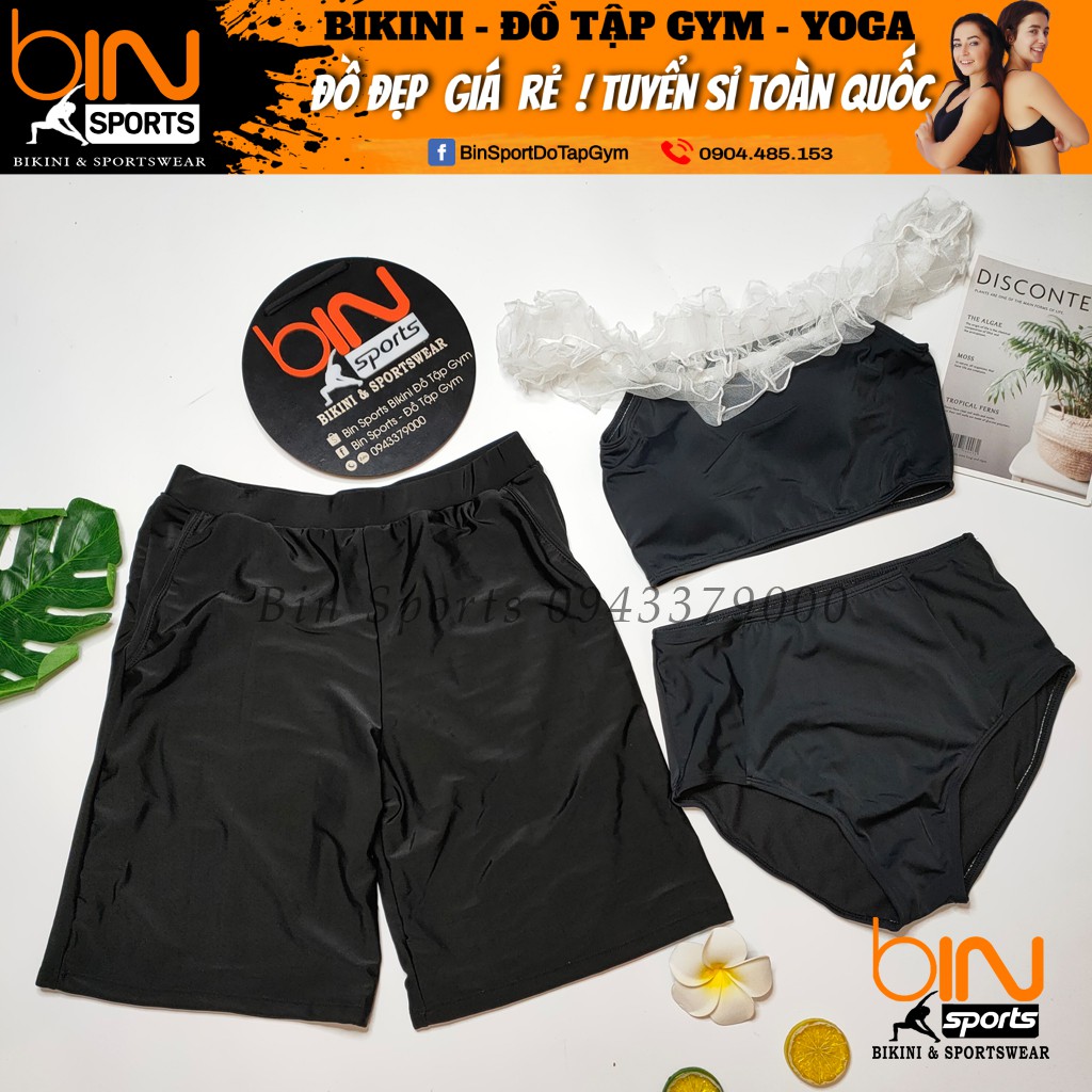 Đồ Bơi Cặp Nam Nữ Mặc Đi Biển Bin Sports CB072