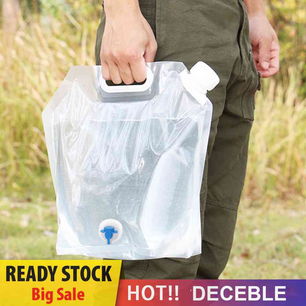 Deceb Túi Đựng Nước 5L / 10L Có Thể Gấp Gọn Tiện Dụng Dùng Ngoài Trời