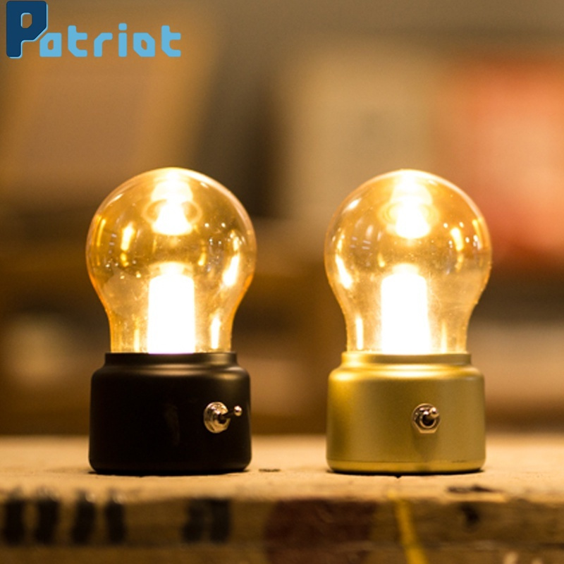 Bóng Đèn Led Sạc Usb Phong Cách Cổ Điển Tiện Dụng Cho Phòng Ngủ