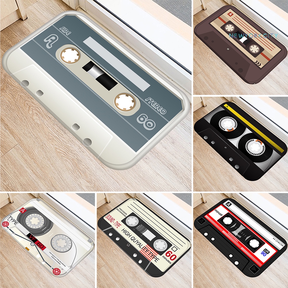 Thảm Lót Sàn Chống Trượt Phong Cách Vintage Trang Trí Nhà Cửa