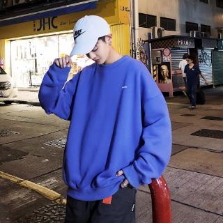 Áo Thun Dáng Rộng Màu Xanh Lá Huỳnh Quang Phong Cách Hàn Quốc Thời Trang Mùa Thu Cho Nam