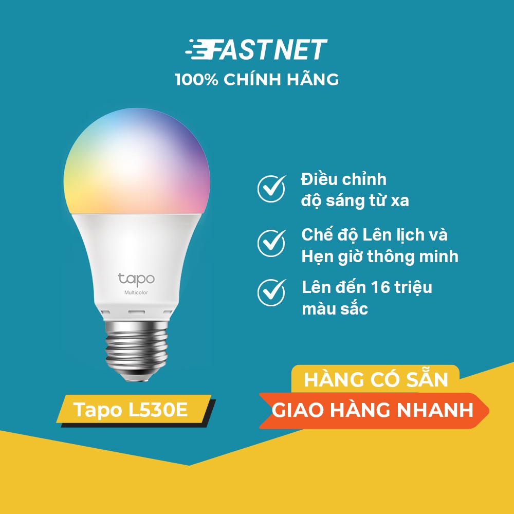 Bóng Đèn Wi-Fi Thông Minh TP-Link Tapo L530E Màu Đa Sắc