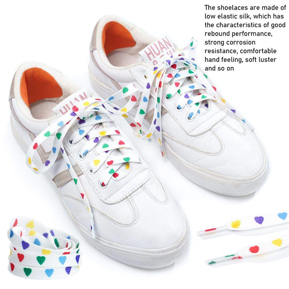 .Dây Giày Thể Thao In Họa Tiết Nhiều Màu Sắc Thời Trang