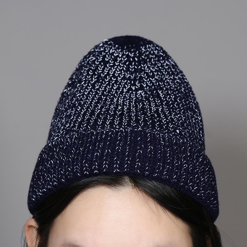 Mũ Beanie Phản Quang Chống Gió Mùa Thu Và Mùa Đông Mới Cho Nam Và Nữ