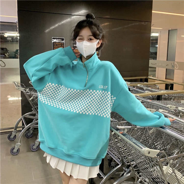 Áo nỉ thu đông màu siêu xinh phong cách Hàn Quốc | BigBuy360 - bigbuy360.vn