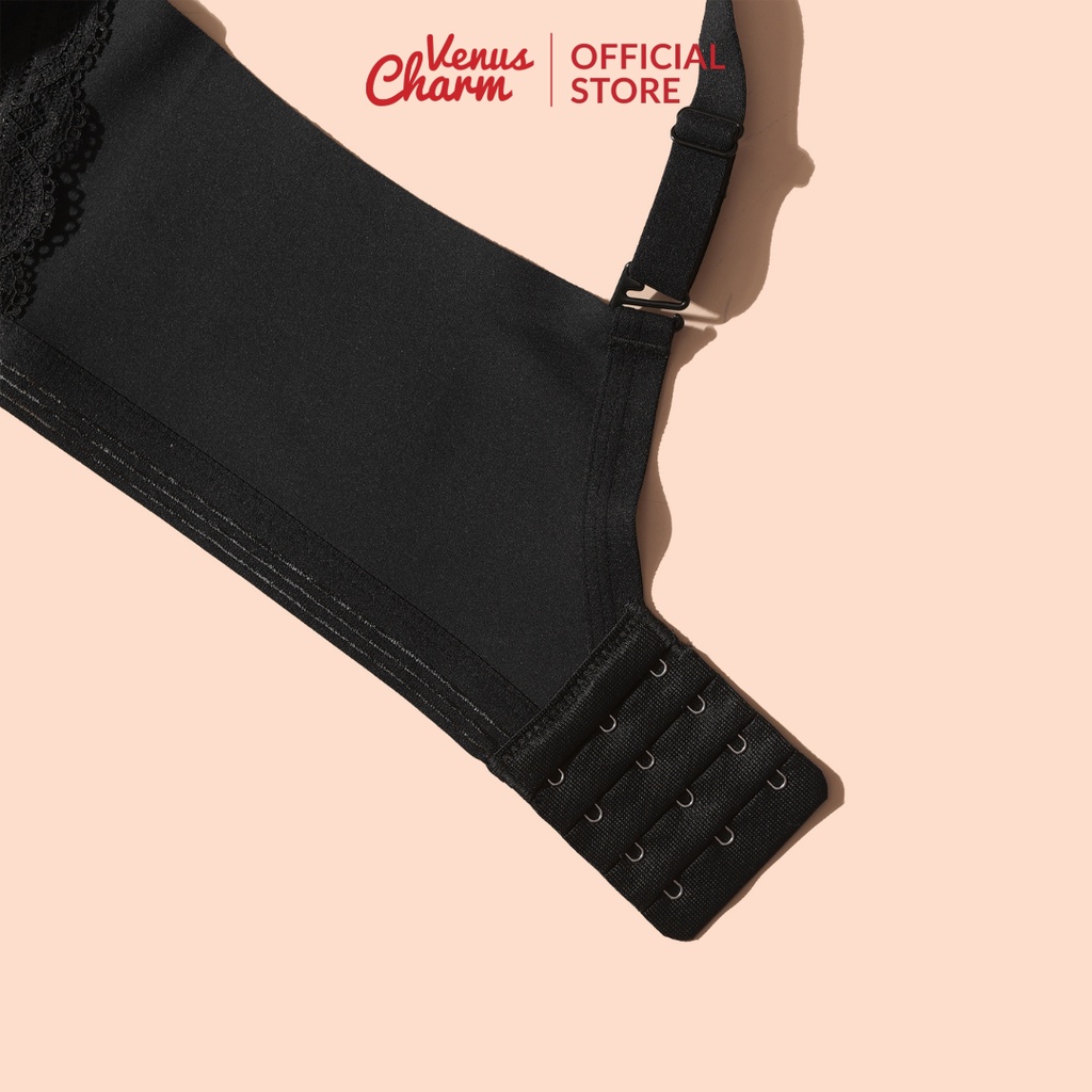 Áo lót không gọng Venus Charm phối ren nâng ngực tạo khe quyến rũ 8139